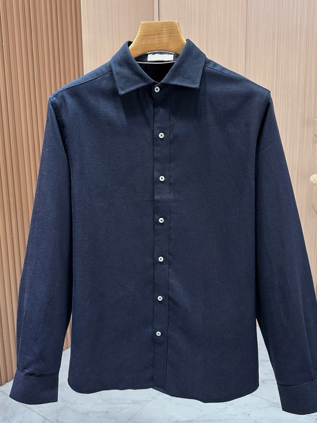 BC Old Money Wind Summer Pure Linen Business Long Sleeve Shirt Men's Casual Top Shirt