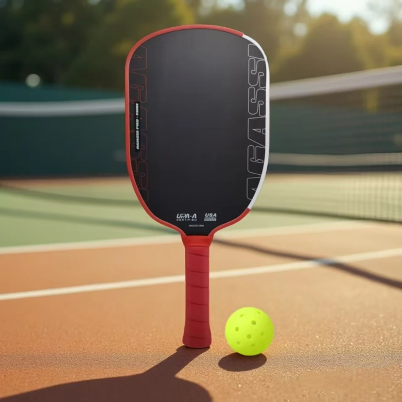 

Ракетки для пиклбола Agassi Pro IV 14/16 мм GEN 4 TFP Honeycomb Core T700 из углеродного волокна увеличивают вращение и управление
