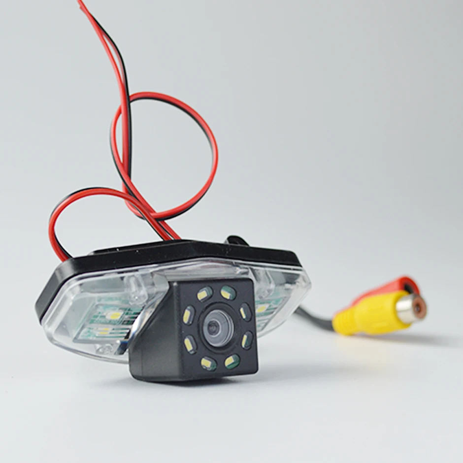 كاميرا احتياطية للرؤية الخلفية عكس لوحة ترخيص ضوء CVBS وقوف السيارات السلامة HD لهوندا الطيار أكورد سيفيك EK FD أوديسي أكورا TSX