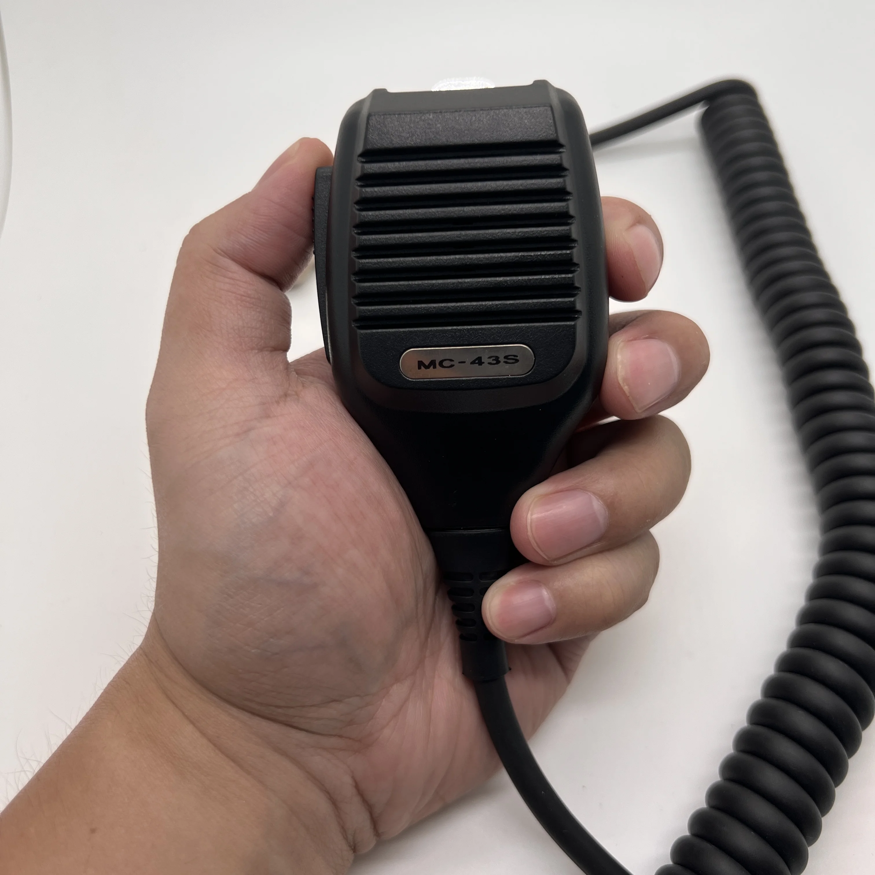 Ручной микрофон MC-43S с круглым 8-контактным разъемом для раций Kenwood, таких как TS-480HX, TM-231, TS-990S, TS-2000X.