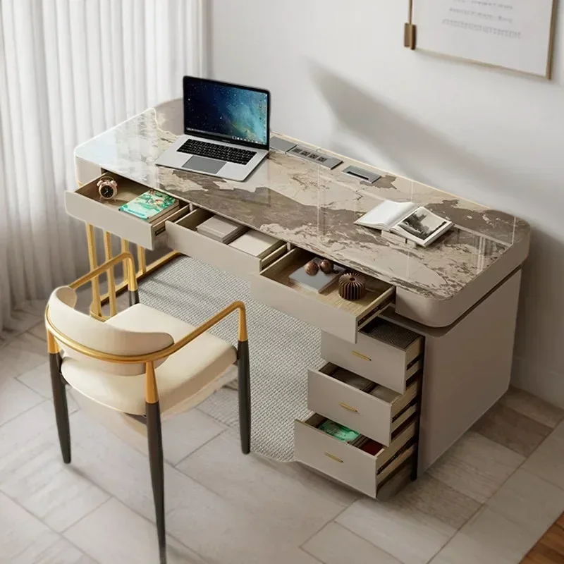 

Executive Office Desk Computer Bedroom Work Home Gaming Multifunctional Study Table Bedside Multifunction Furniture Acrylic Room