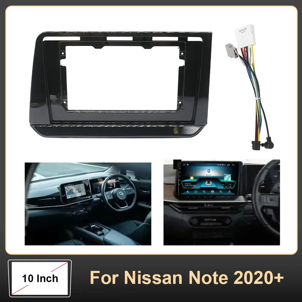 

10 Inch Car Frame Fascia Adapter Android Radio Audio Dash Fitting Panel Kit for Nissan Note 2020+