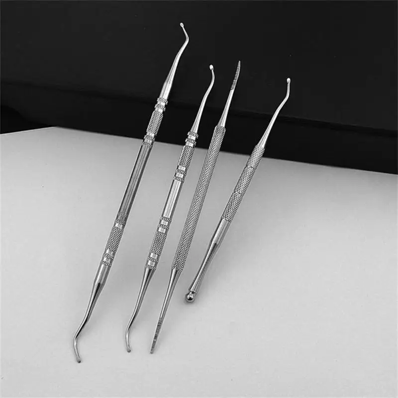 

Stainless Steel Toe Correction Nail Files Double Ended Paronychia Toenail Care Manicure Pedicure Nail Clean Foot Tool