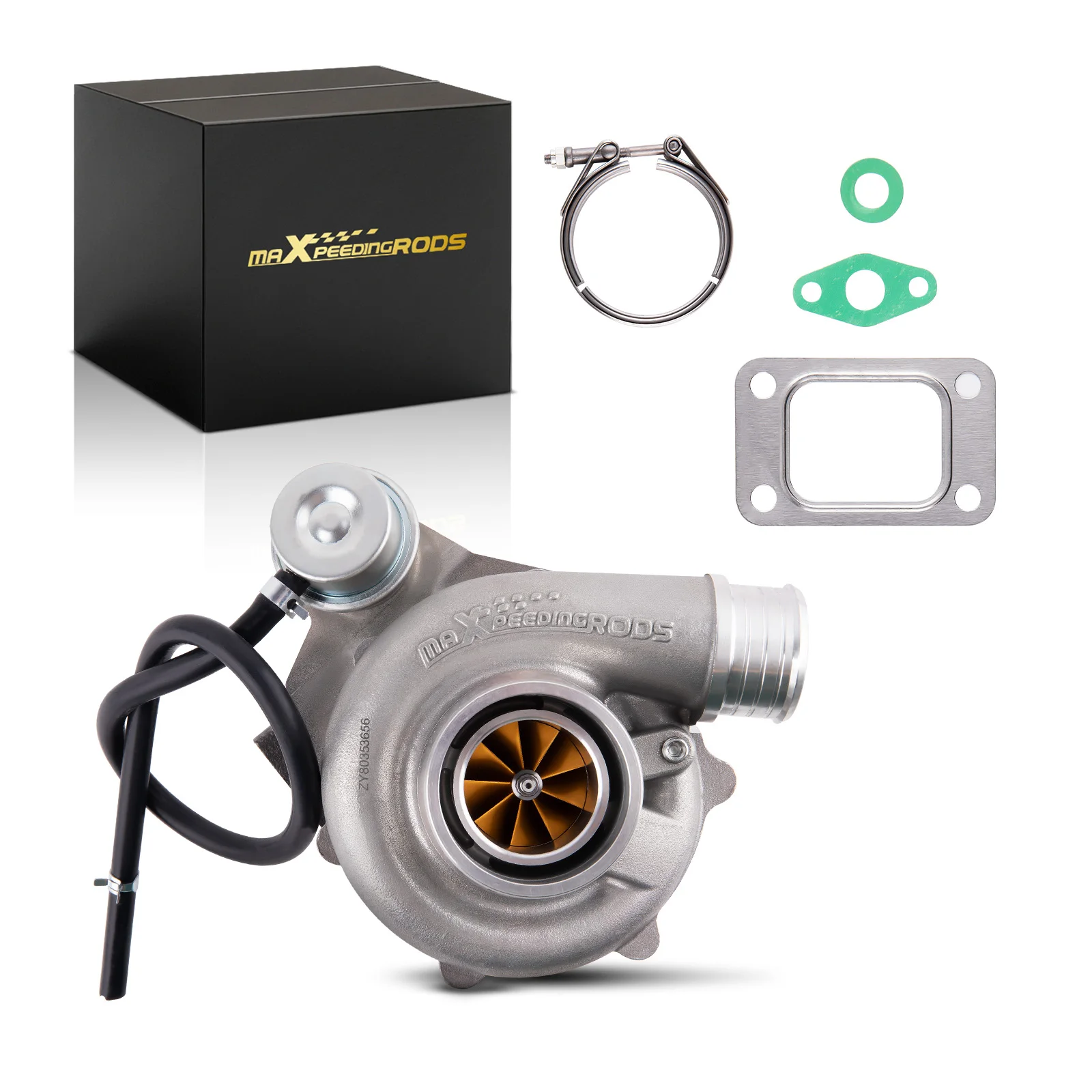 

660HP T25 Billet Turbo Ball Bearing Comp Trim 65 0.70A/R Turbine Trim 84 0.49A/R