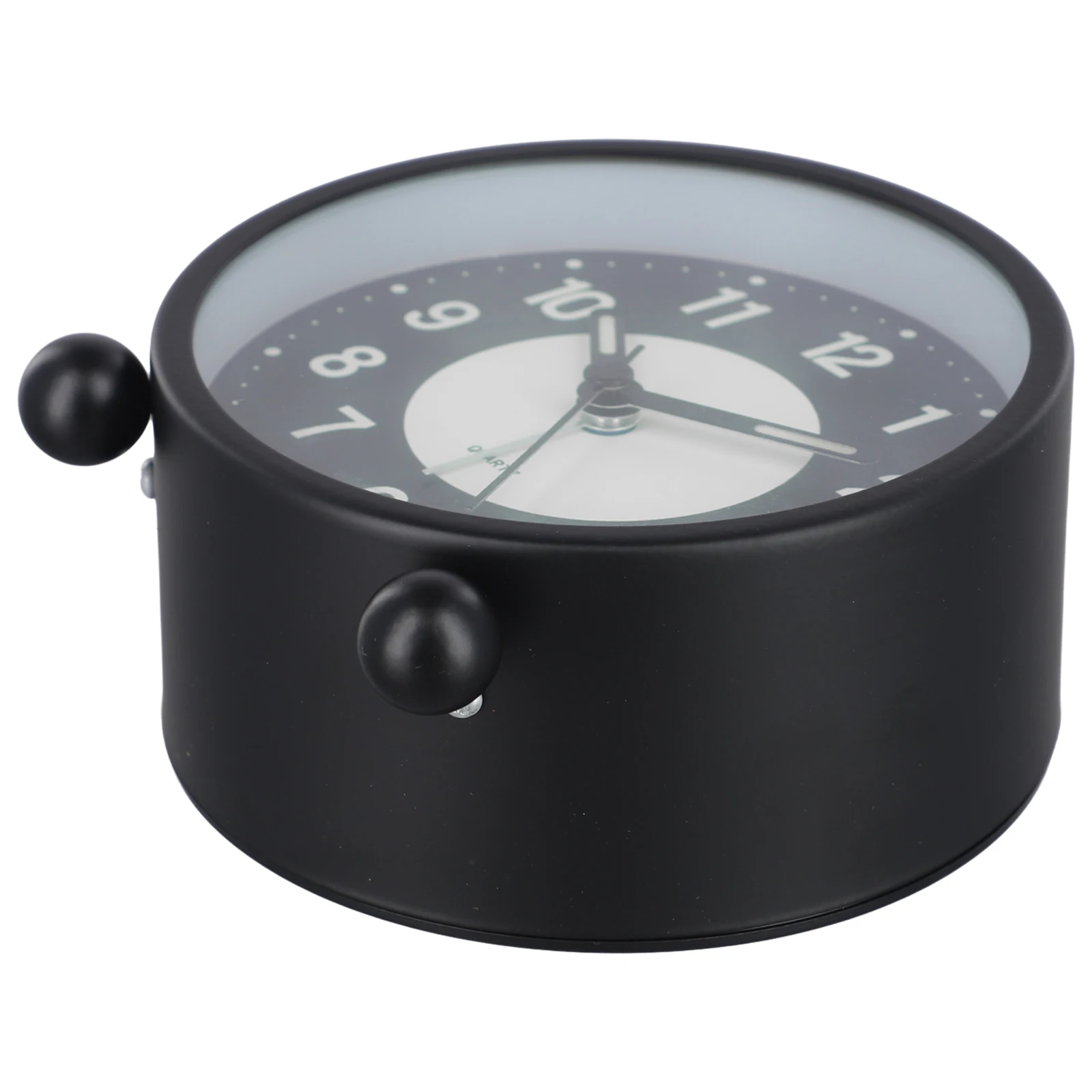 

Battery Operated Clock 11*11.5cm Glow-in-the-Dark Alarm Clock High-Quality Material Plastic Dial Silent Operation