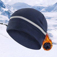 Reflective Winter Windproof Warm Cycling Hat Riding Bicycle Hats Outdoor Running Skiing Sports Hood Hat