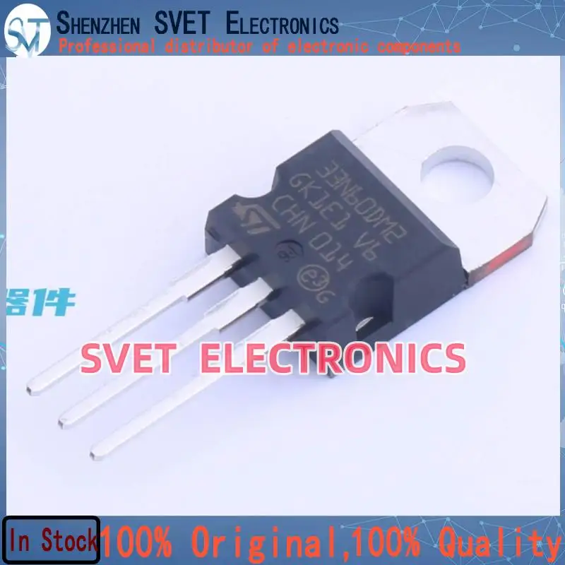 10PCS-50PCS  STP33N60DM2 STP33N60DM2 650V 24A TO-220 Original In Stock Fast shipping