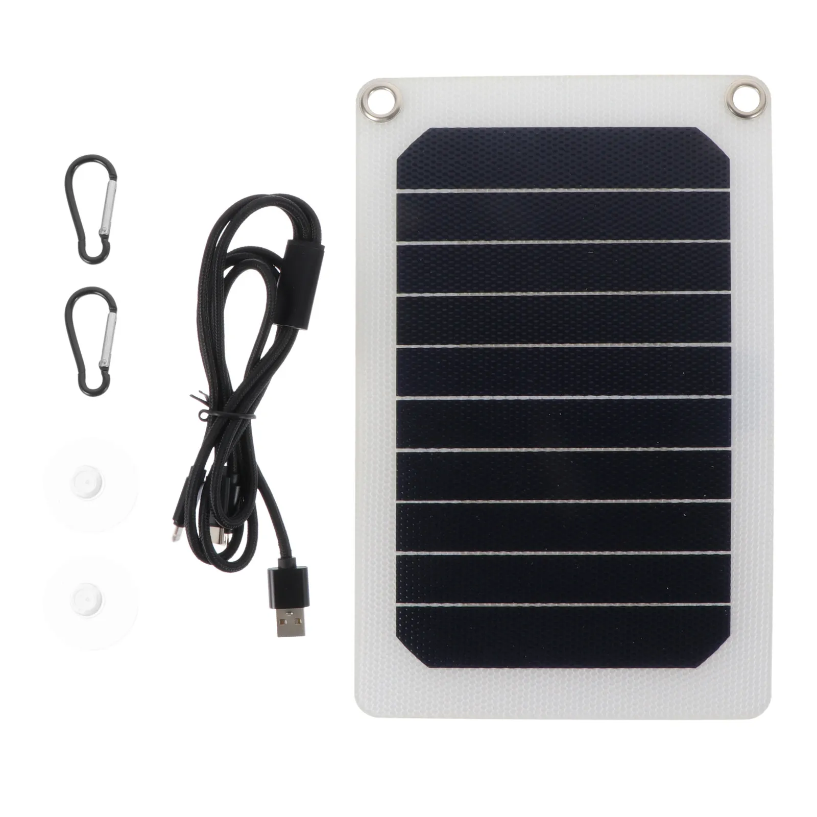 

1Set Solar Panel Backpack Monocrystalline Outdoor Emergency Solar Charger Portable Waterproof Mobile Power Car Motorcycle Travel