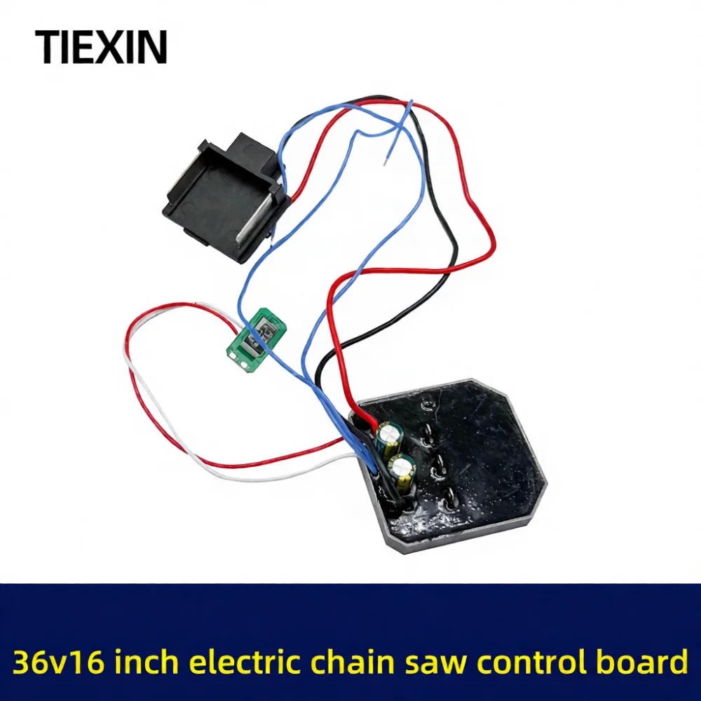Universal Electric Chainsaw Circuit Protector 36V 42V Lithium Power Saw Replacement Part With LED Light For Maintenance