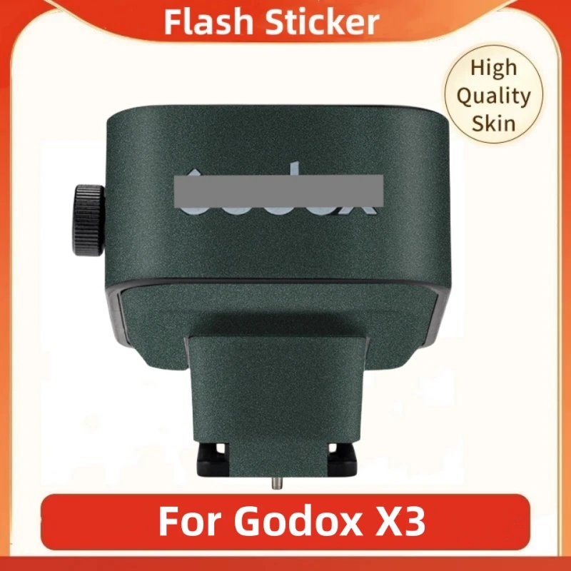 Flash sem fio gatilho adesivo, envoltório anti-risco, película protetora, pele protetora do corpo, casaco, Godox X3