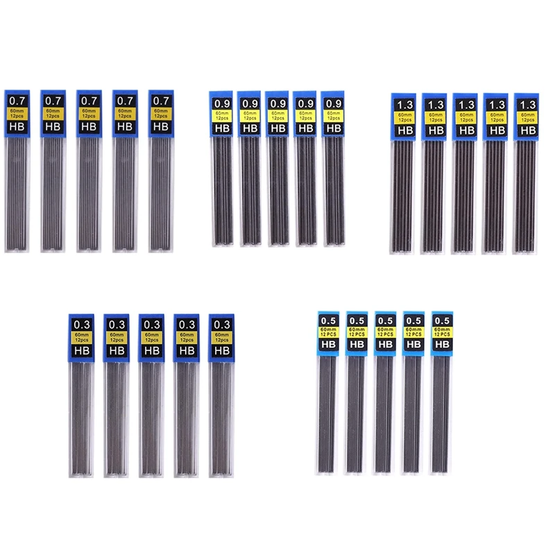 

5Pcs/Set Pencil Lead Refill, Pencil Refill Office Writing Accessories Pencil Student Stationery Pencil Refills