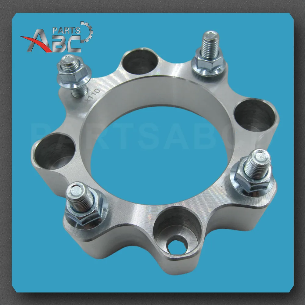 1 Piece 4x110 ATV UTV Forged Aluminum ATV Wheel Spacer 35mm M10X1.25 Nuts for SUZUKI HONDA CF MOTO