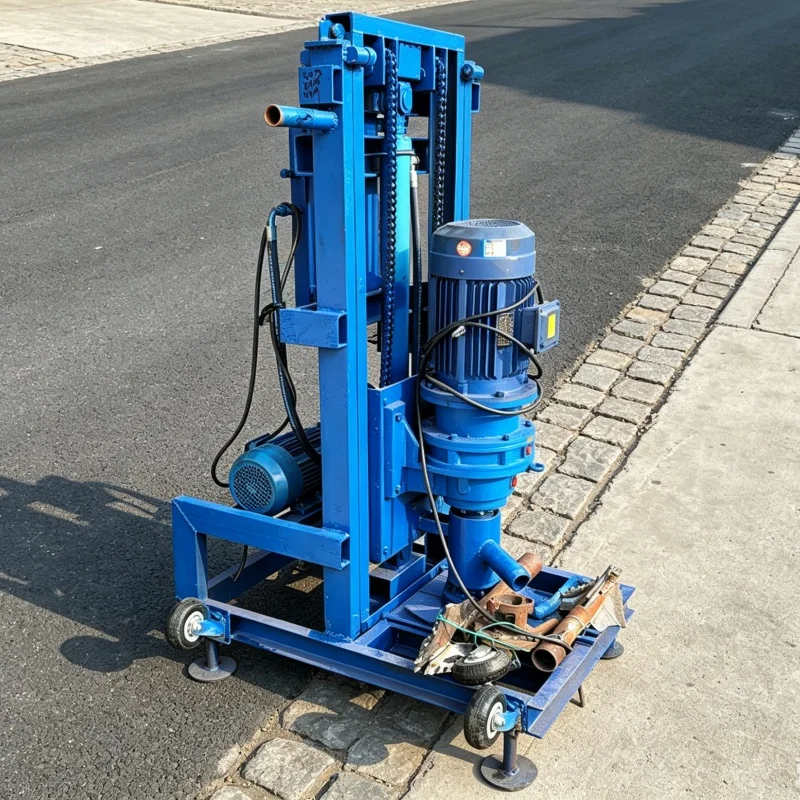 Customized Water well drilling equipment, small well drilling rig, best-selling drilling rig, fully upgraded drilling equipment