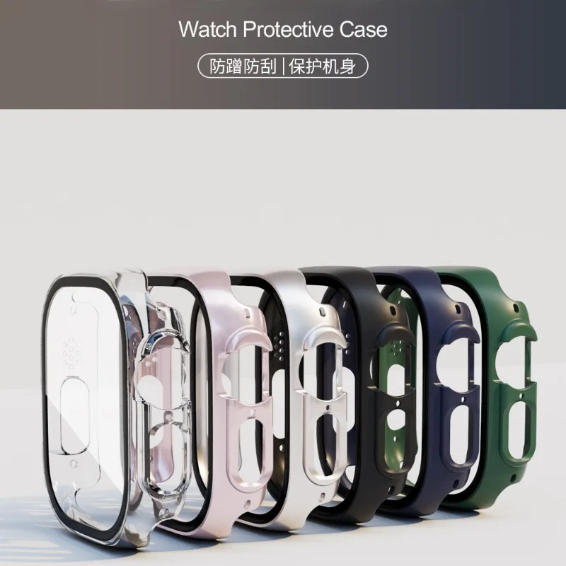 Cover For Apple Watch Ultra 3 49mm PC Bumper+Screen Protector Cover iWatch Ultra 2 49mm HD Tempered Glass+Case Shell Accessories image 6