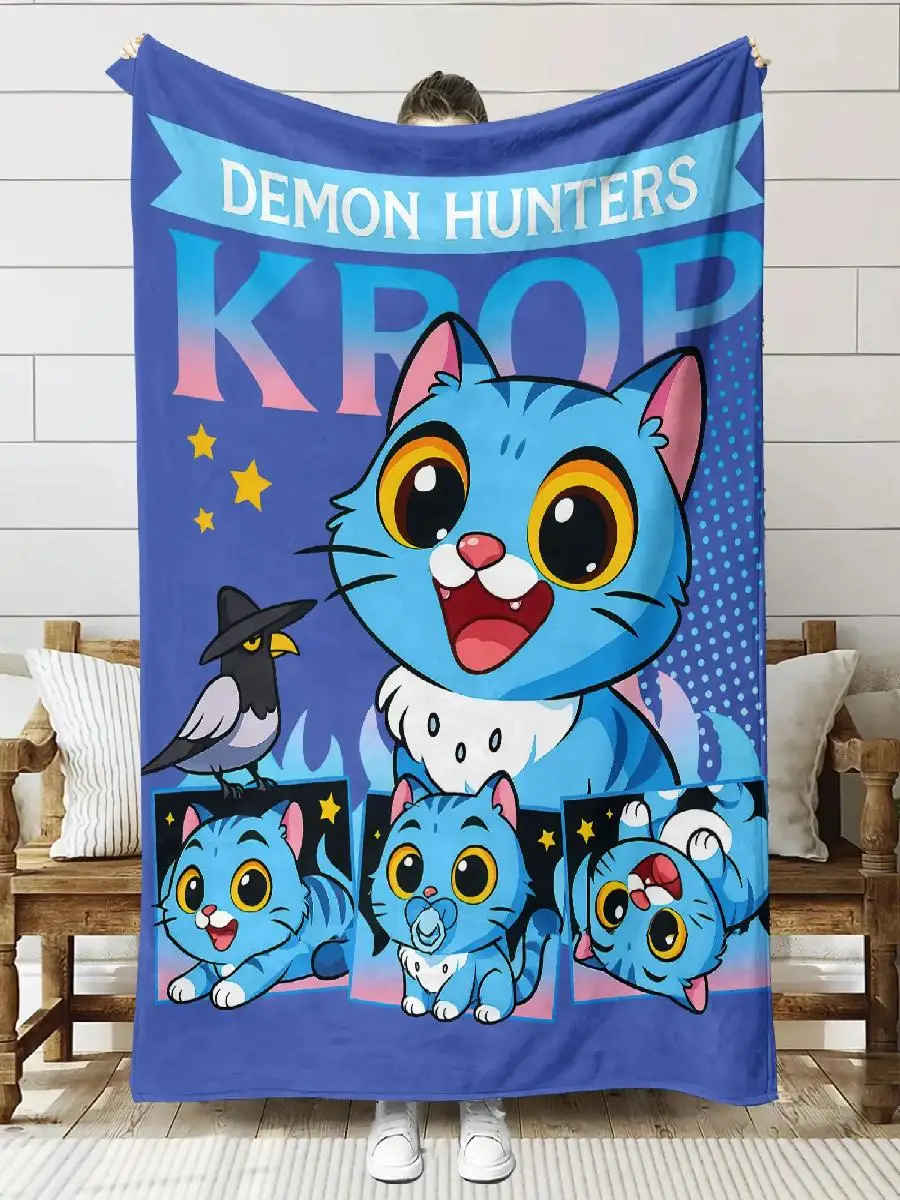 بطانية رمي من الفلانيل الناعم لجميع المواسم لعيد الميلاد KPOP Coach Themes ديكور أريكة غرفة النوم #2