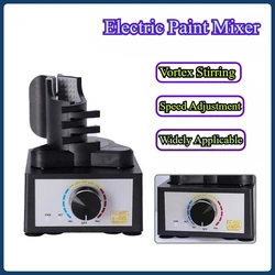 DIY Hobby Model Making Tool Mini Benchtop Mixing Machine Vortex Mixer Electric Paint Stirrer Speed Ajustable  PMKJ020