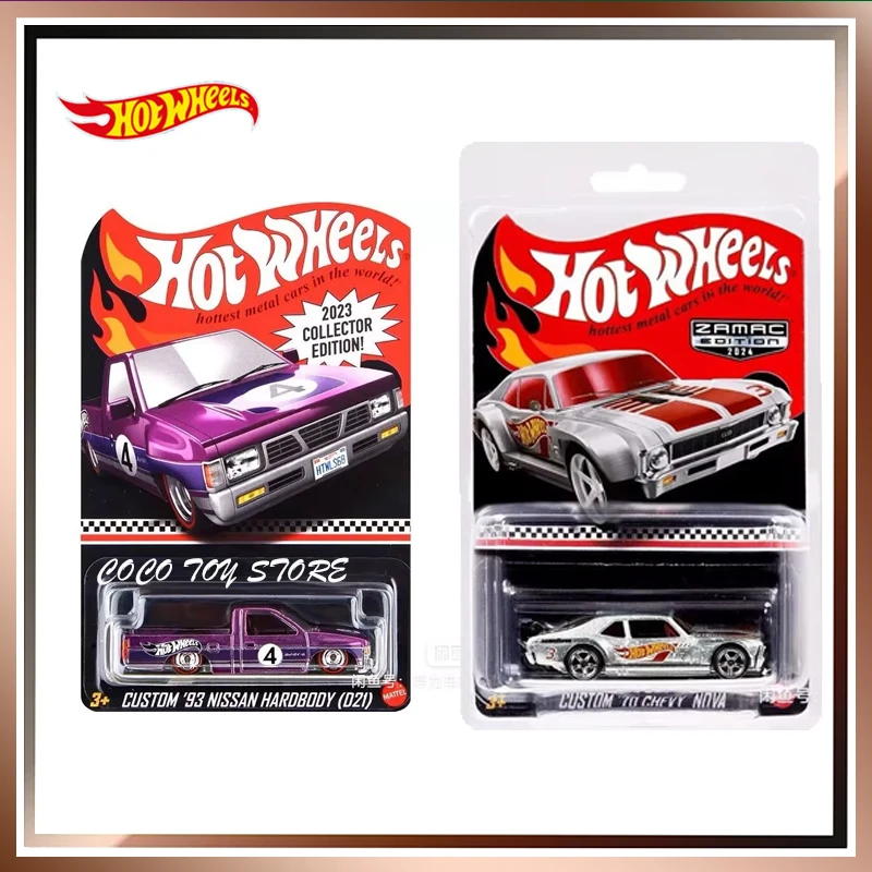 Hot Wheels Car Model Nissan Pickup Truck Chevrolet Collector'S Edition Series Promo Cars Model Boy Toys Gift