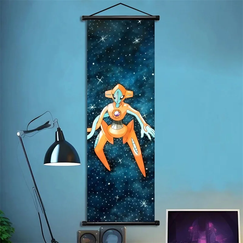 Wykwintne dekoracje z dekoderem Deoxys, wysoka jakość, odkrywają tajemnicę transformacji pokémonów z innych planiet, do dekoracji pokoju z pokémonami.