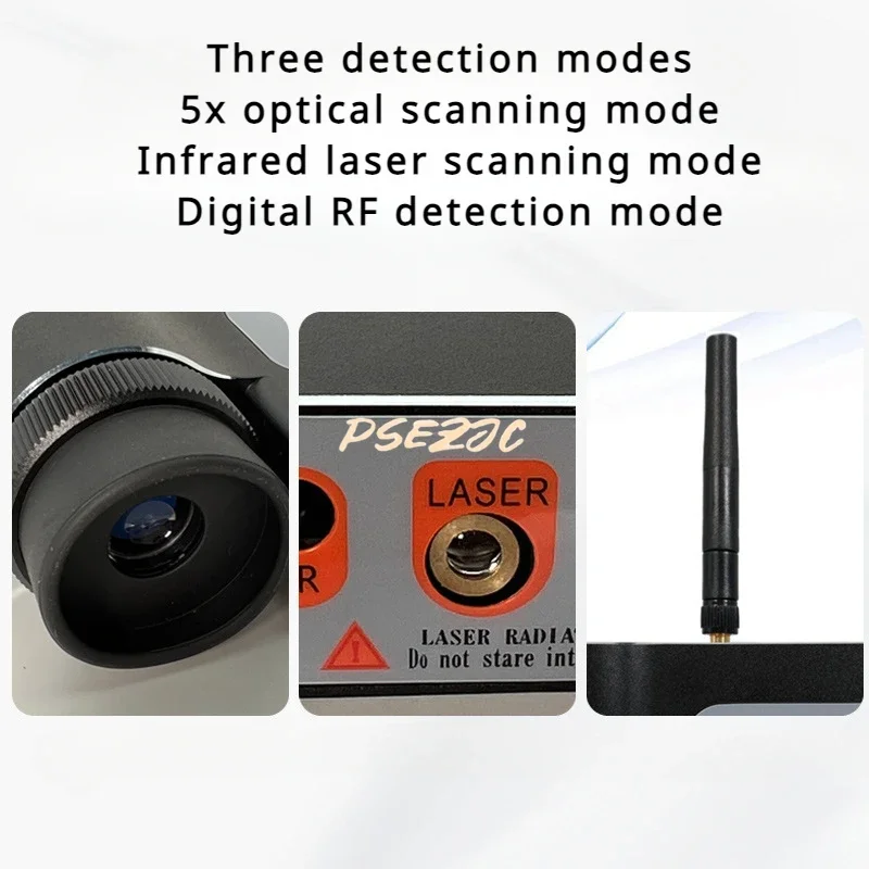 DS318 Multifunctional Signal Detector Anti Theft Camera Infrared Scanning Positioning Detector