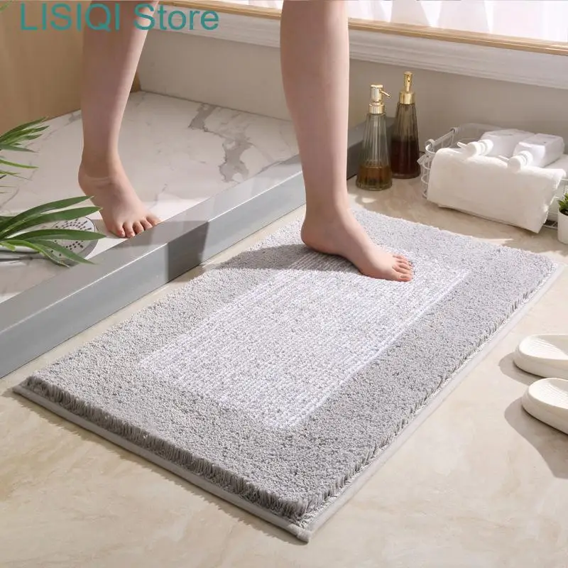 

New Entrance Bathroom Mat Toilet Non-slip Water-absorbing Thickened Floor Mat Bedroom Living Room Porch Carpet