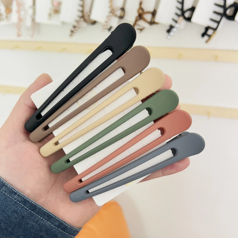 Large Alligator Clips for Women, Side Bang Barrettes, Forehead Sectioning Clips for Face Washing, Makeup & Mask Hair Accessories