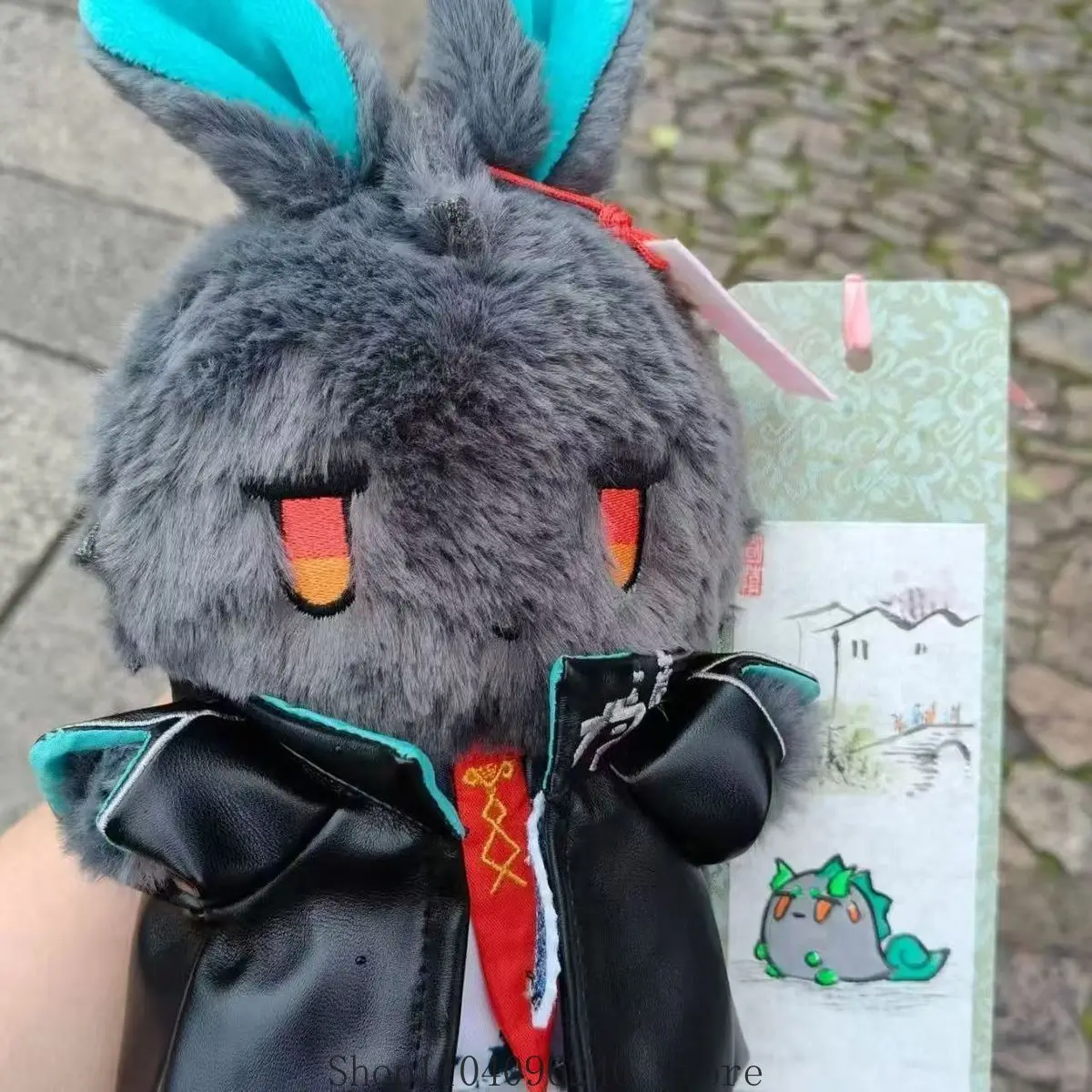 Arknights Xi Chaolongshan Rabbit   Anime Cartoon Figure Idol Plushies Pillows Pillow Mascot Student Fans Gift view 4