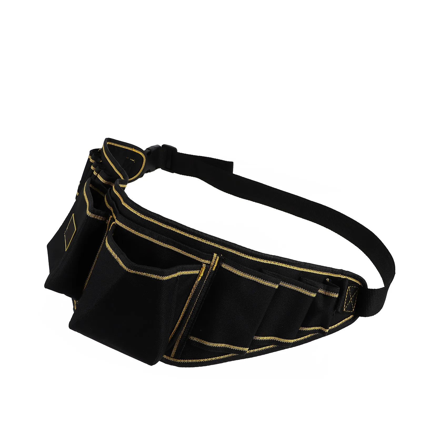 1-個電気技師ツールウエストポーチ多機能防水オックスフォード布バッグ調整可能なベルト配管工大工用