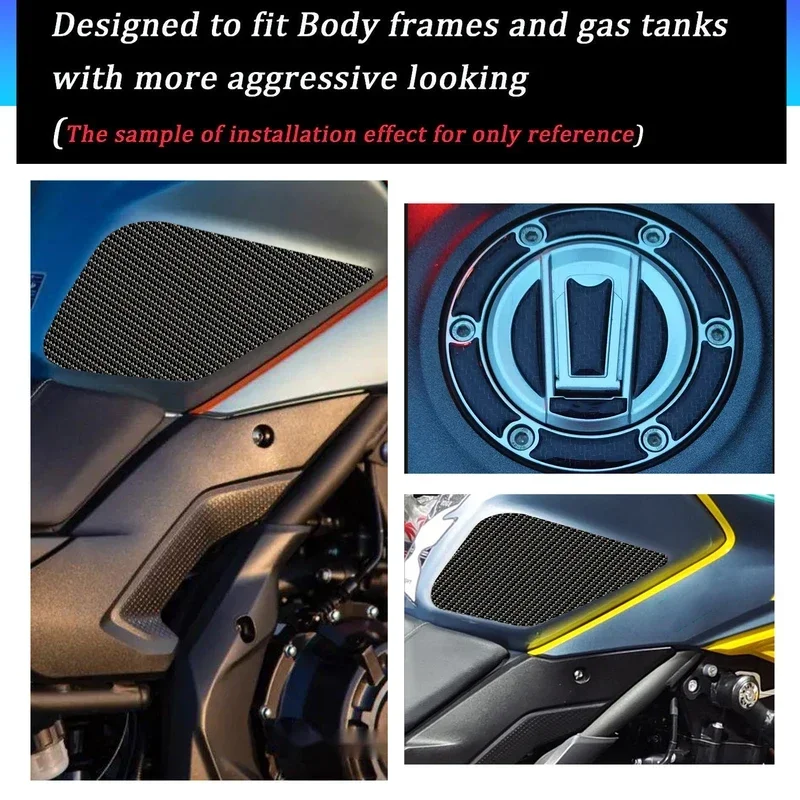 FOR Loncin Voge 525R 525r 525R 2022, Motorcycle Anti Slip Fuel Oil Tank Pad Side Knee Grip Decal Protector Water Proof Sticke