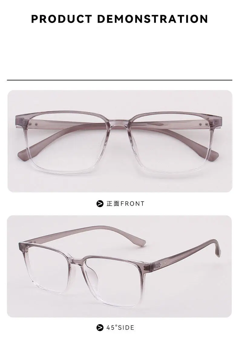 Rahmenbreite 158 mm, ultraleichte TR-Lesebrille für Herren, große Größe, Business, großes Gesicht, presbyopische Brillen, fertige optische Brillen – Detail 10