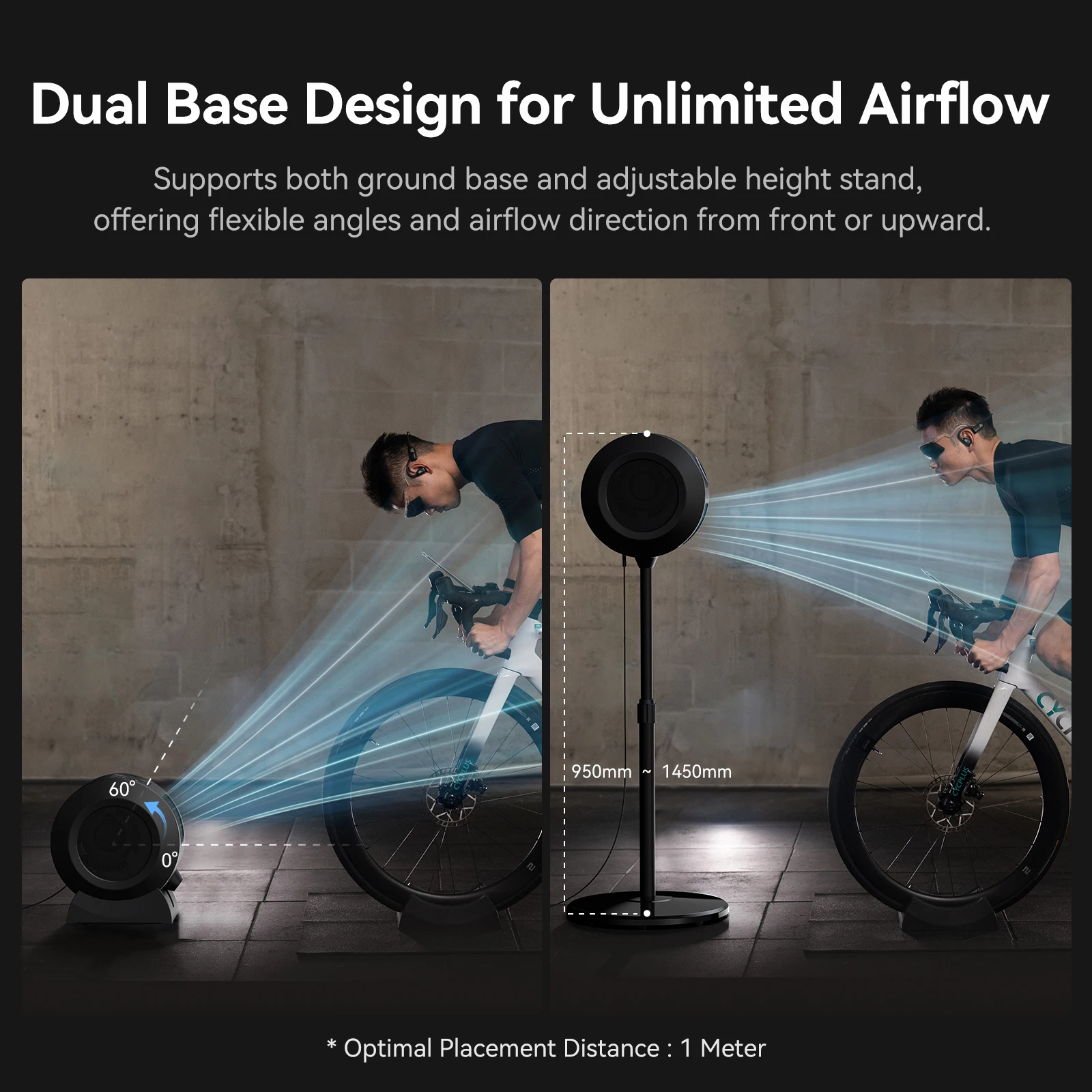 CYCPLUS Smart Fitness Fan for Bike Trainer