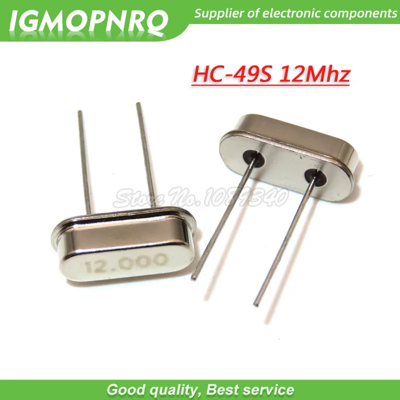 10PCS HC-49S 4Mhz 6Mhz 8Mhz 12Mhz 16Mhz 20Mhz 24Mhz  32.768K 2*6  32.768K 3*8  Quartz Crystal Resonator Passive Oscillator