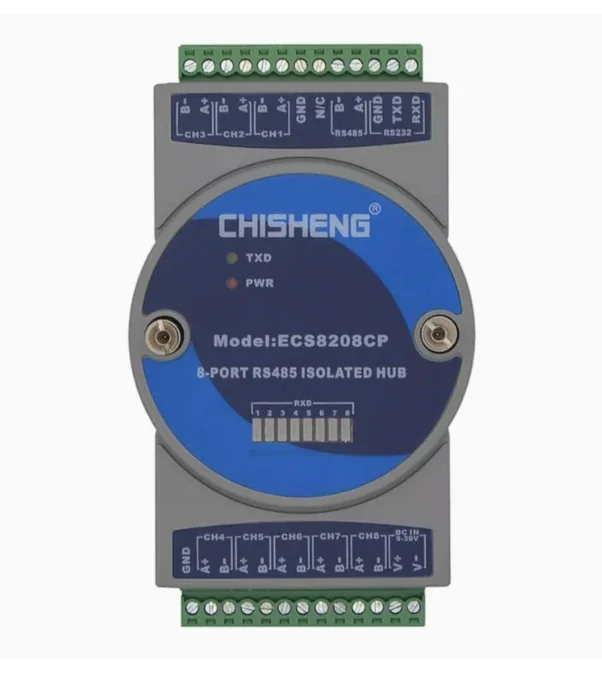 divisor-repetidor-de-concentrador-485-industrial-de-8-puertos-paquete-antisobretensiones-optoaislado-ecs8208cp