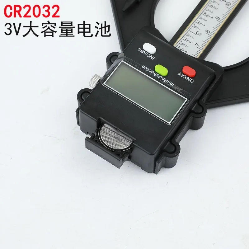 High Precision Digital Depth Caliper 0-80mm Electronic Depth Gauge for Woodworking Table Saw Hole Depth Measurement