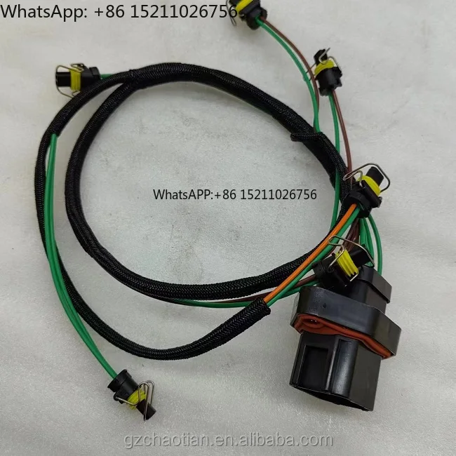 

Excavator Parts C9 Engine Fuel Injector Wire Harness 419-0841 4190841 Injector Wiring Harness for Excavator E330C E336D