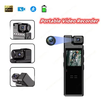 1080P HD Portable Action Camera Wifi Back Clip 180° Rotatable IR Night Vision Sports Camera Travel Bicycle Driving Video Recorder