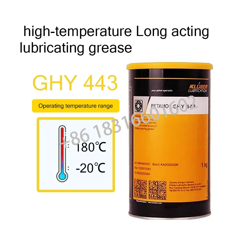 Kluber Lubrication PETAMO GHY 443 and GHY441 are high-temperature long-lasting greases used in heavy-duty rolling bearings