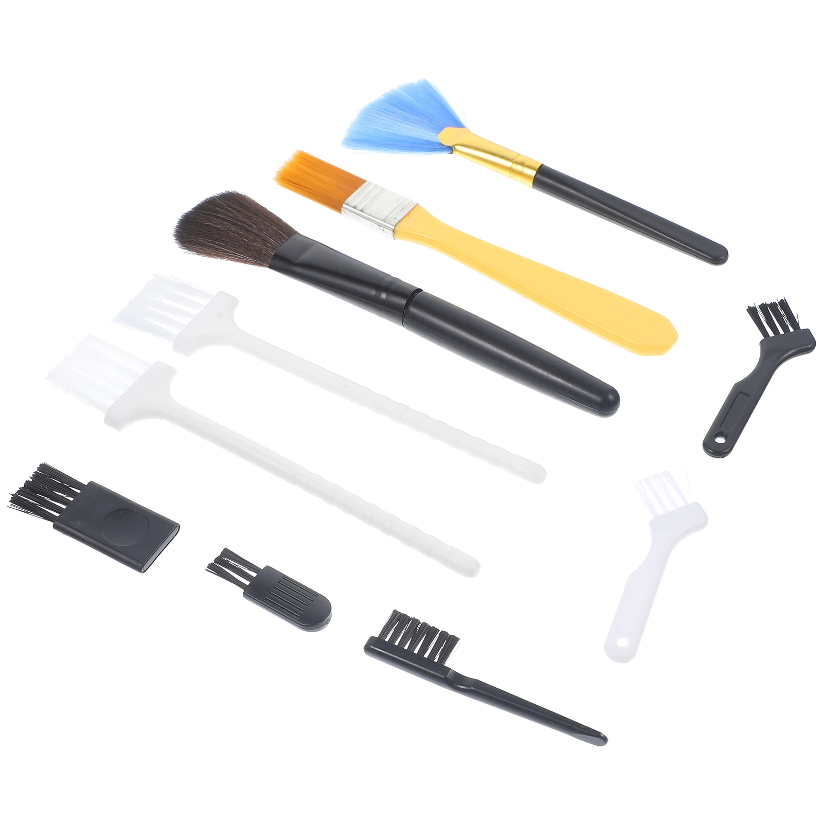

10pcs Cleaning Brush Set Dust Removal Kit for Computer Phone Camera Keyboard Electronics Home Appliance Maintenance Small Size