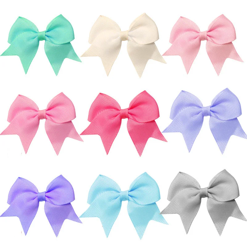 

1PCS Cute Princess Swallowtail Ribbed Ribbon Bow Girls Hairpins Children Headwear Hairgrip Hair Clips Barrettes Hair Accessories