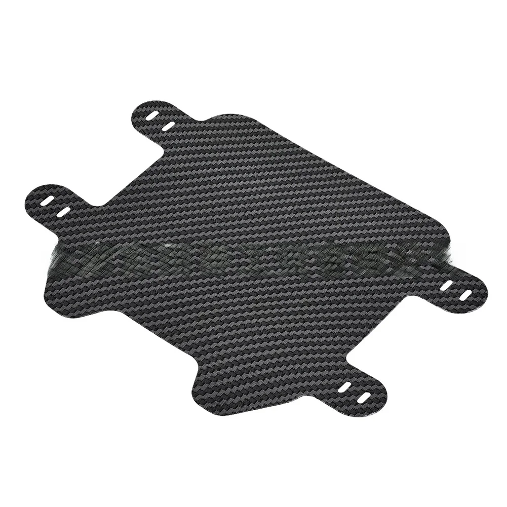

Off-road Riding Front Number Plate Zip Tie Mount Lightweight Number Plate Design Electric Bicycle Accessory Carbon Fiber Pattern