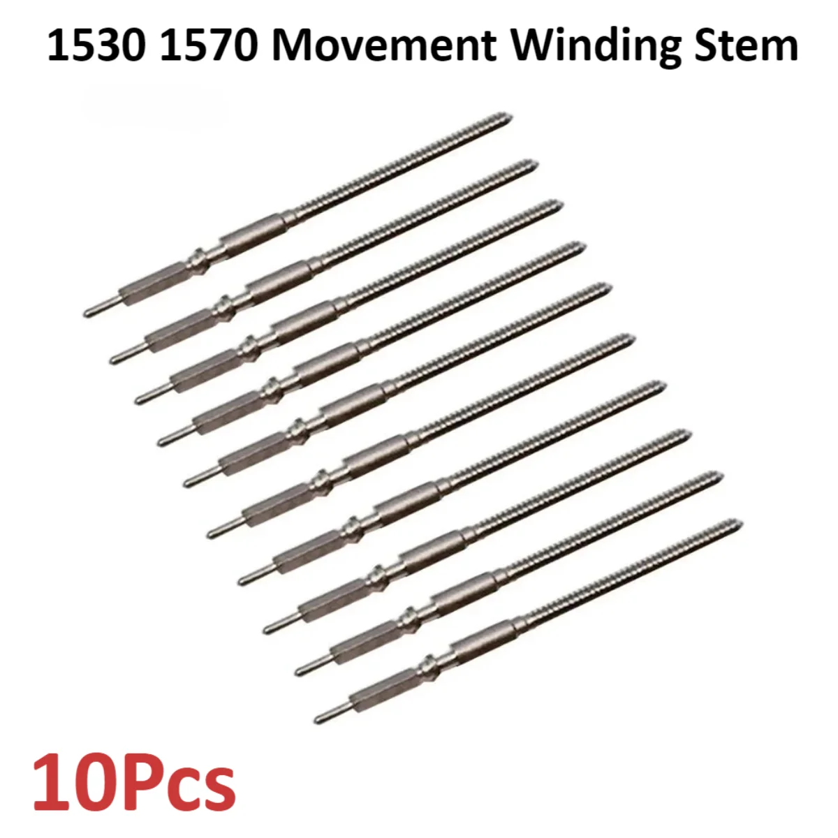 

1/2/5/10Pcs Metal Watch Stems 1530 1570 Movement Winding Stem Handle Bar Replacement Crown Kit Watches Parts