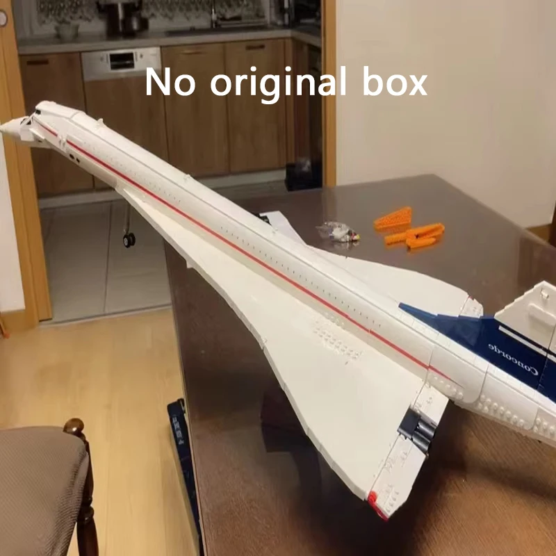 

Большой конкорд, сборка самолета, строительный блок, модель, набор игрушек, подарок на день рождения для мальчиков