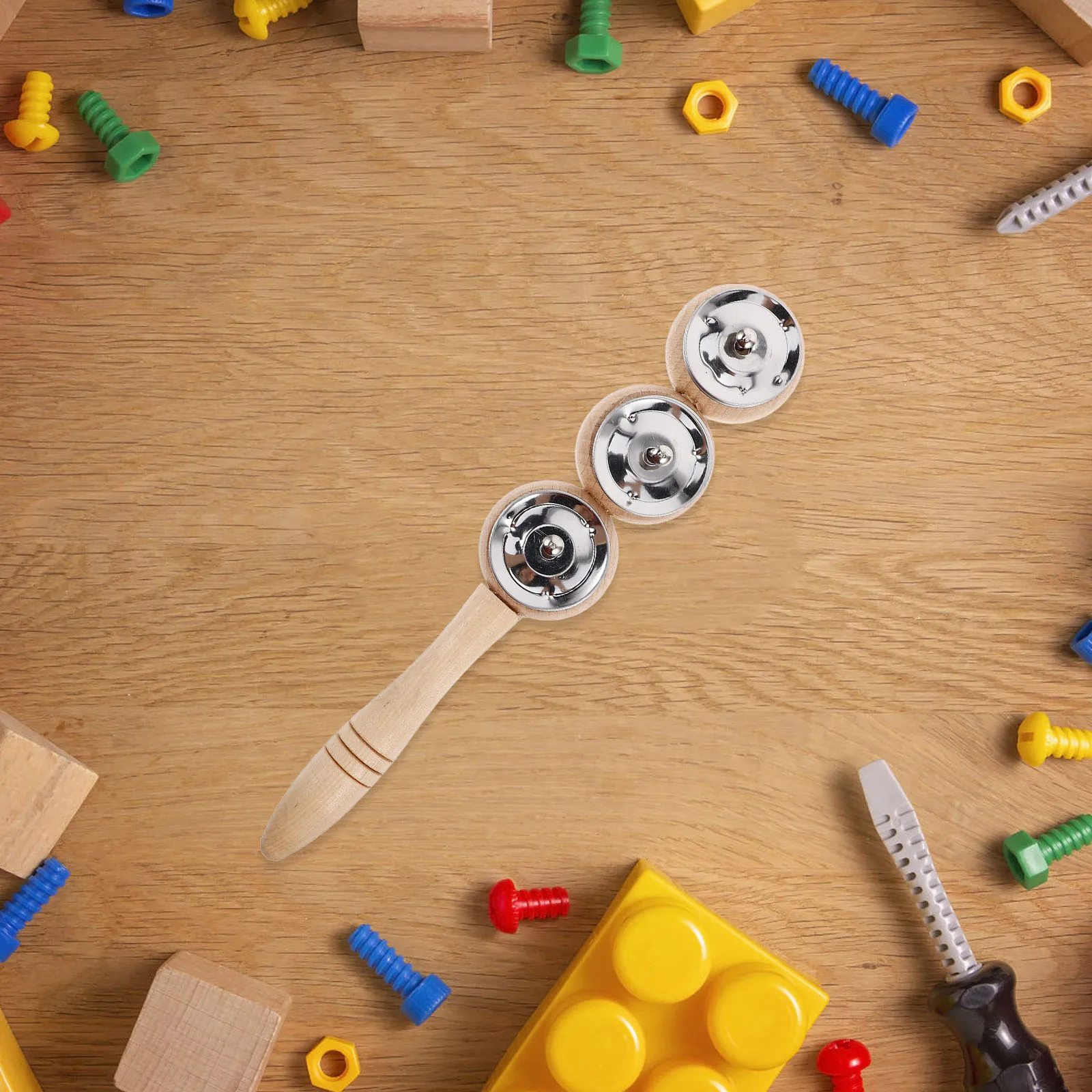 

Versatile Usage Child Friendly Jingle Bells Shaker Ideal For Parent Child Interaction And Group Activities Educational Toys