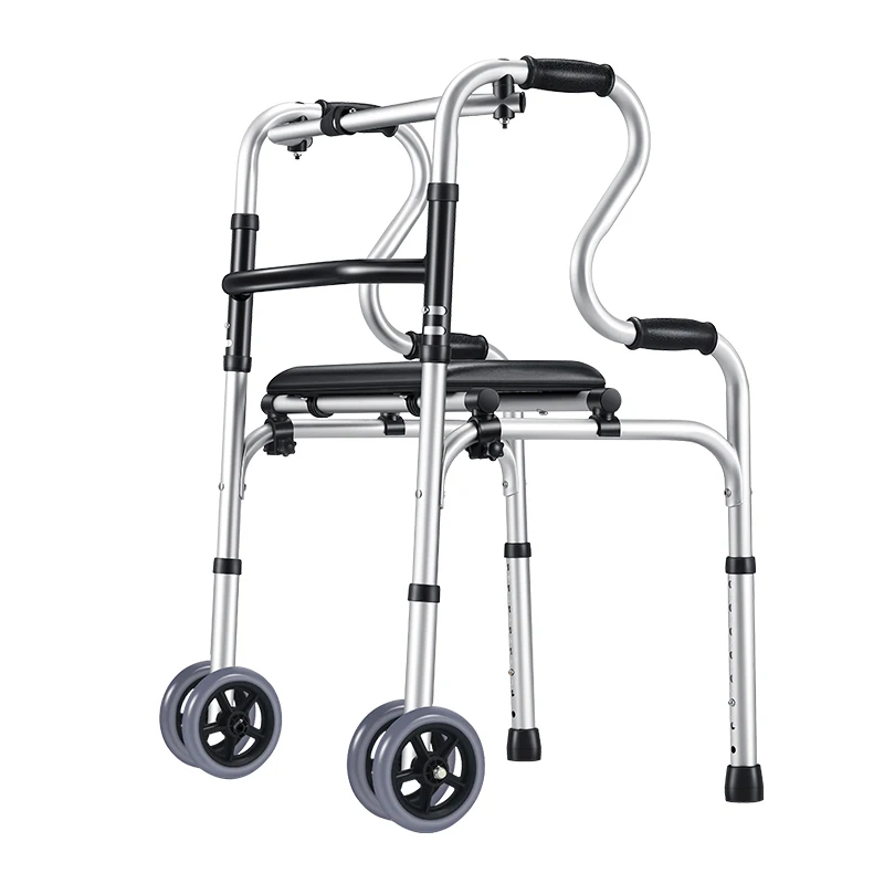 

Ergonomically Designed Aluminum Alloy Walker & Rollator Seat Folding Feature