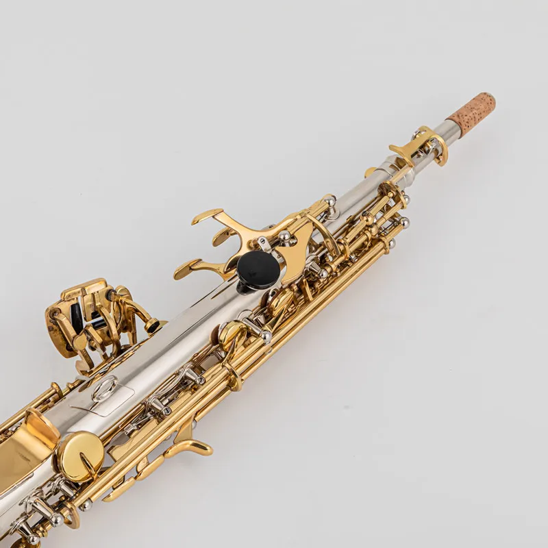 Jupiter JSS1100SG Soprano Saxophone Silvering Gold Key With Case Sax Soprano Mouthpiece Ligature Reeds Neck