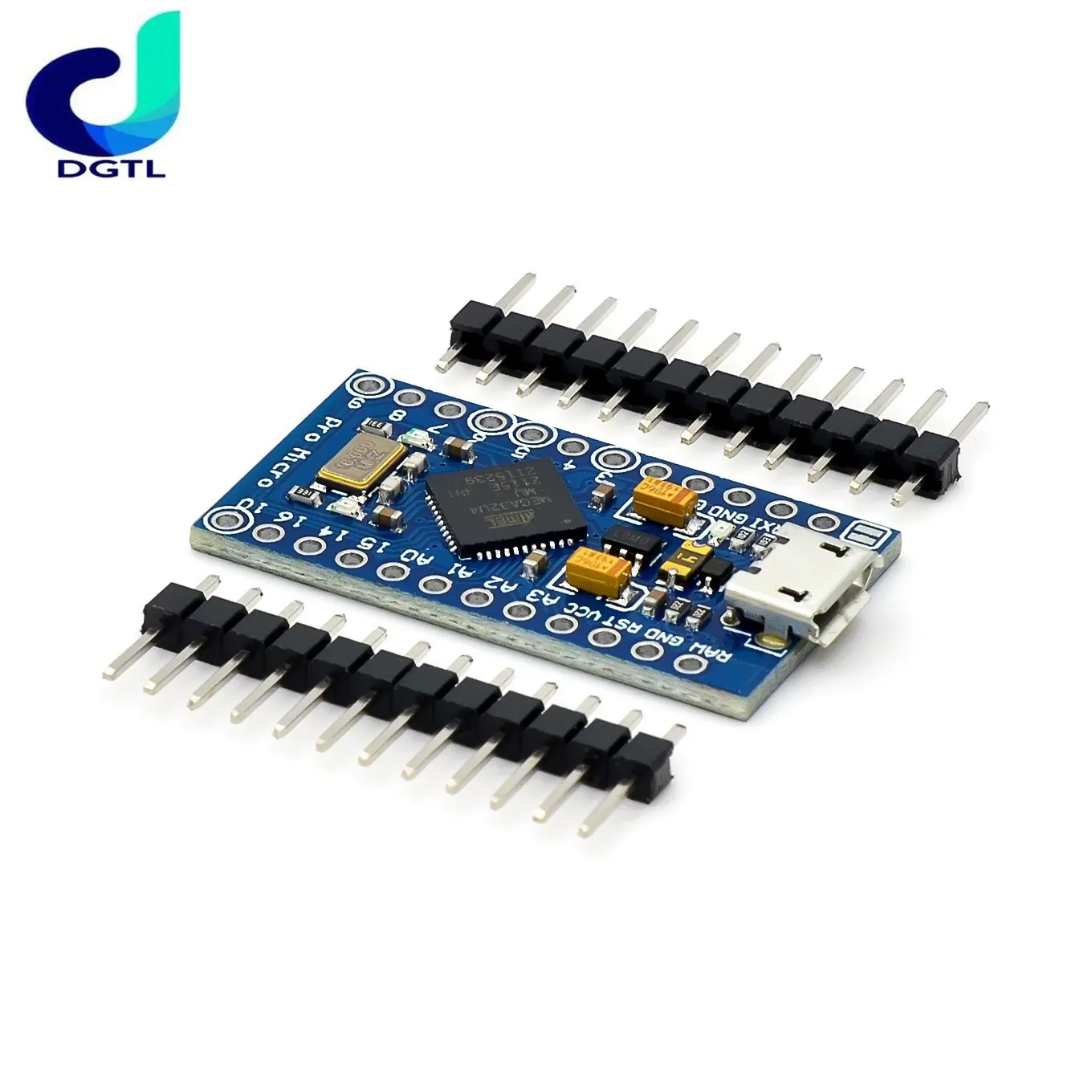 MICRO/MINI/TYPE-C USB Pro Micro for arduino ATmega32U4 5V/16MHz Module with 2 row pin header For Leonardo in stock best quality