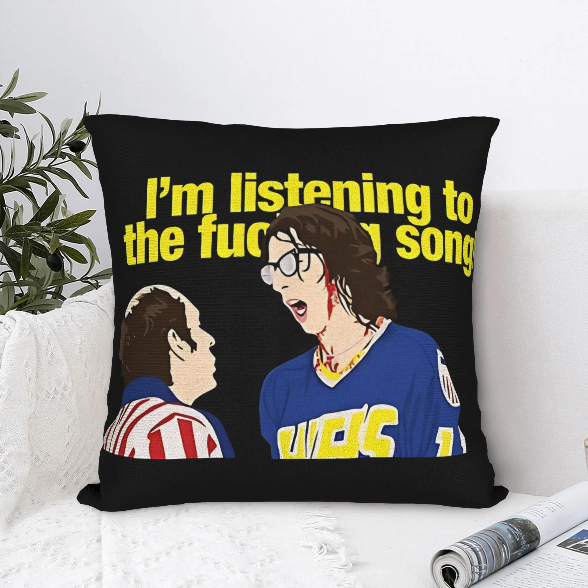 Hockey Hanson Brothers Pillow Case  Design Pillow Cover For Living Room Sofa Novelty Pillowcases