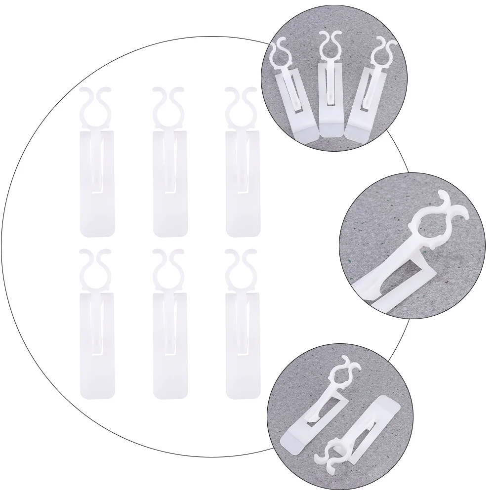 

50 pcs 1 Set Christmas Light Clips Waterproof Plastic Gutter Hangers For Outdoor String Lights Shingle Xmas Lamp