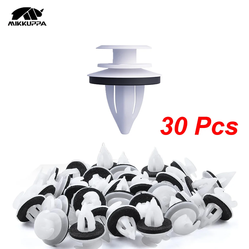 MIKKUPPA 30Pcs 9mm Door Trim Panel Retainer Clips, Replacement for BMW E90 E71 E70 E66 E63 E36 E46 320i 325Ci 325i 325xi 328Ci