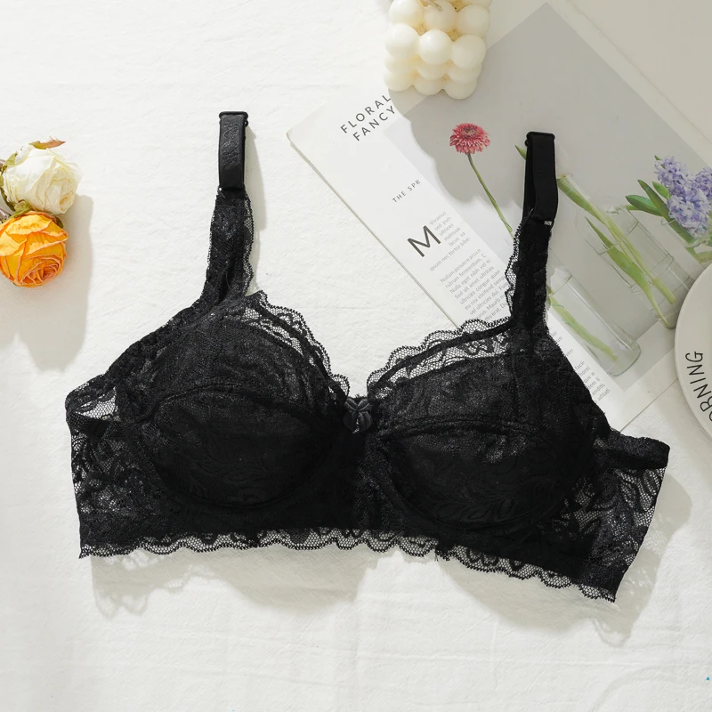 Women's Sexy Lace Thin Push Up Bra