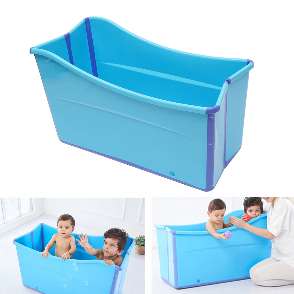 Folding Bathtub for Adults and Kids, Portable, Space-Saving, Large Capacity, Easy to Clean, Ideal for Home or Travel